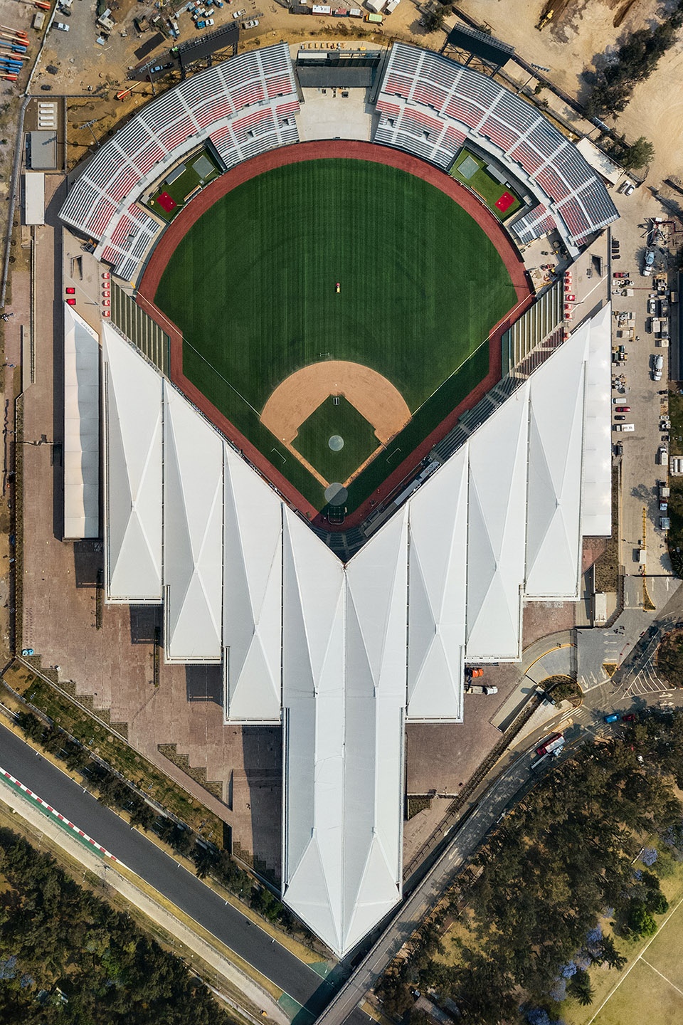 diablos rojos stadium by fgp atelier taller adg