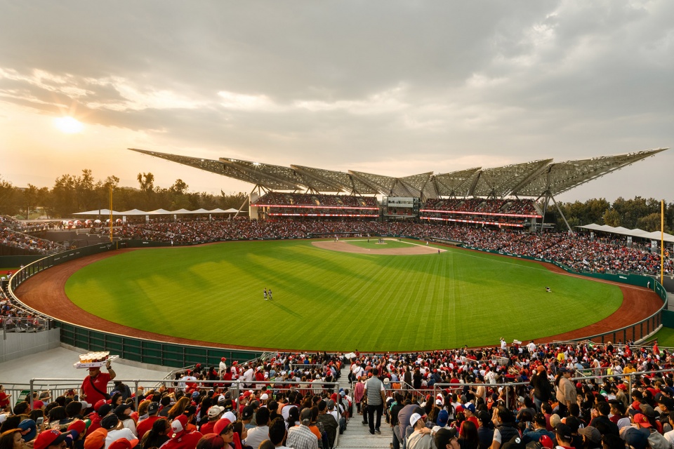 diablos rojos stadium by fgp atelier taller adg