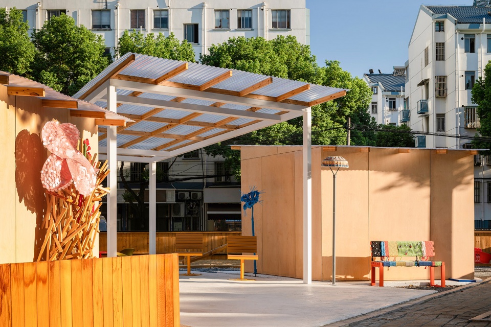 jieyou hut by in architectural design