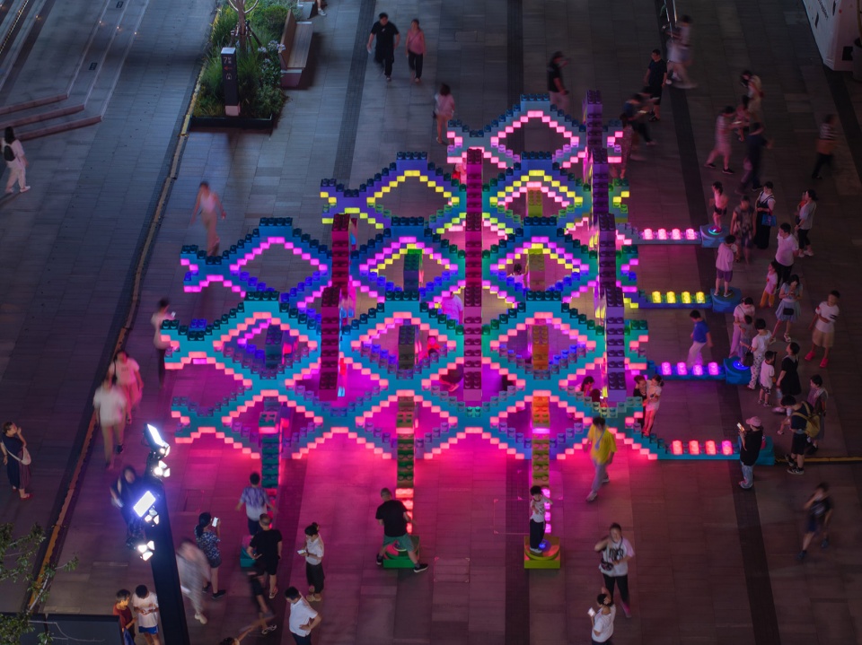 woven playground public art installation by saxing jizi design