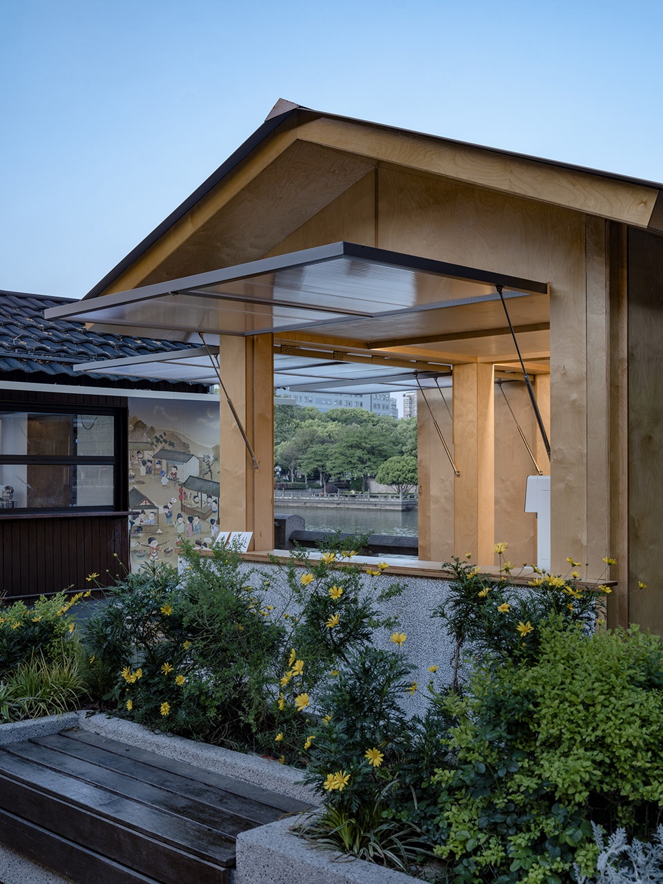 canal pavilion post by zaozuo architecture studio