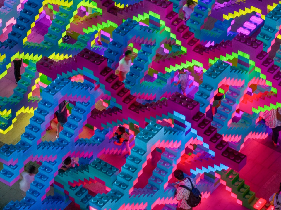 woven playground public art installation by saxing jizi design