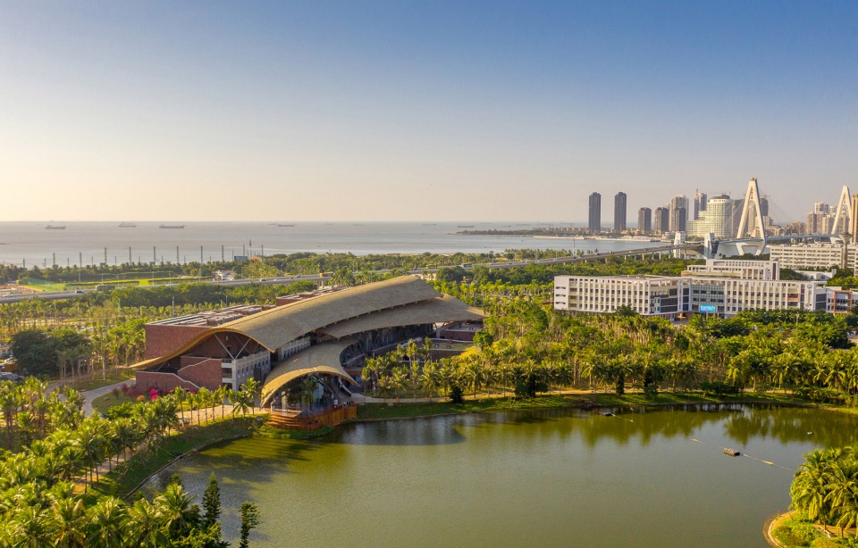 haikou citizen and tourist center land based rationalism