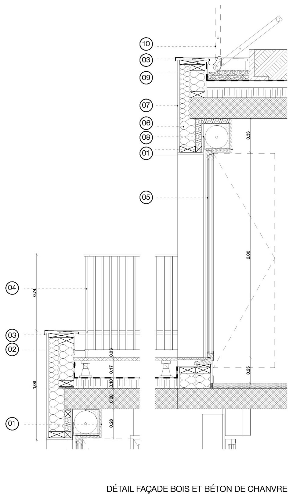 housing units in solid stone by mao architects