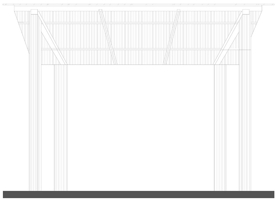 jieyou hut by in architectural design