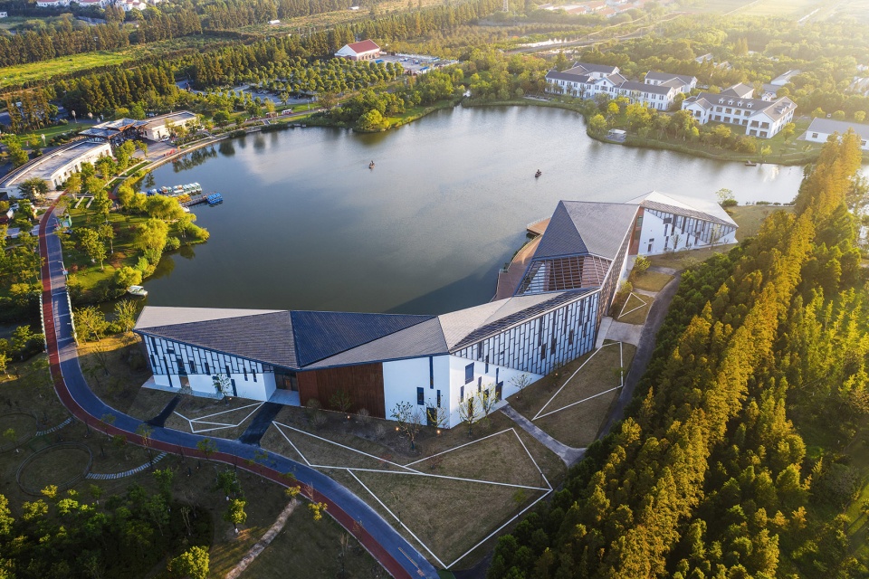 changxing island country park visitor center china by shuishi