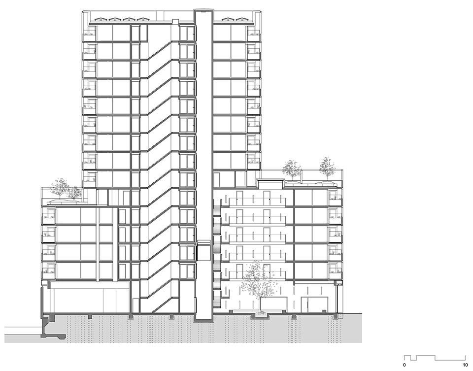 social housing complex de vrijheid amsterdam by atelier kempe thill architects and planners