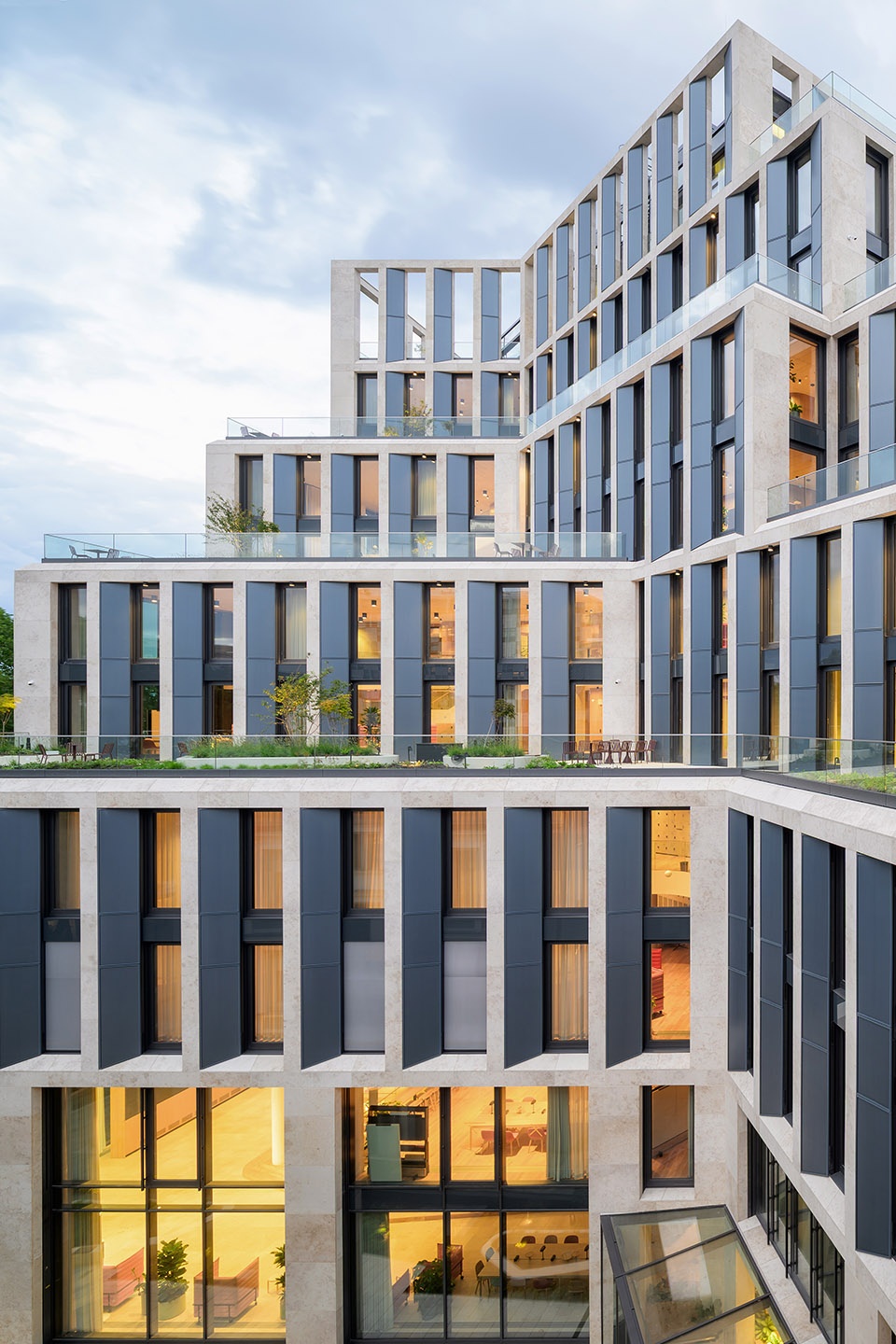 b one office building by cfmoller architects