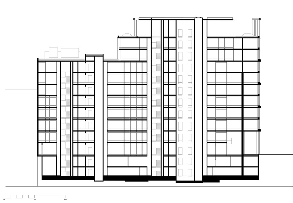 b one office building by cfmoller architects