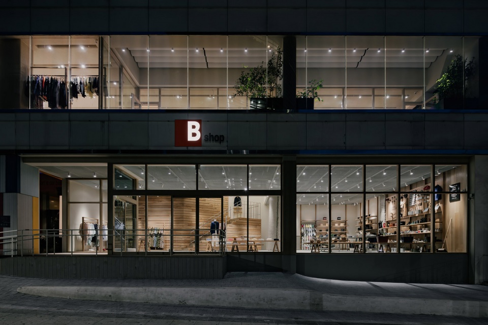 bshop hannam flagship store by kooo architects
