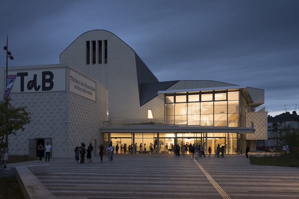 the regional theatre of the beauvaisis by the atelier ajc