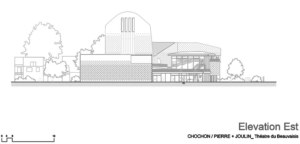 the regional theatre of the beauvaisis by the atelier ajc