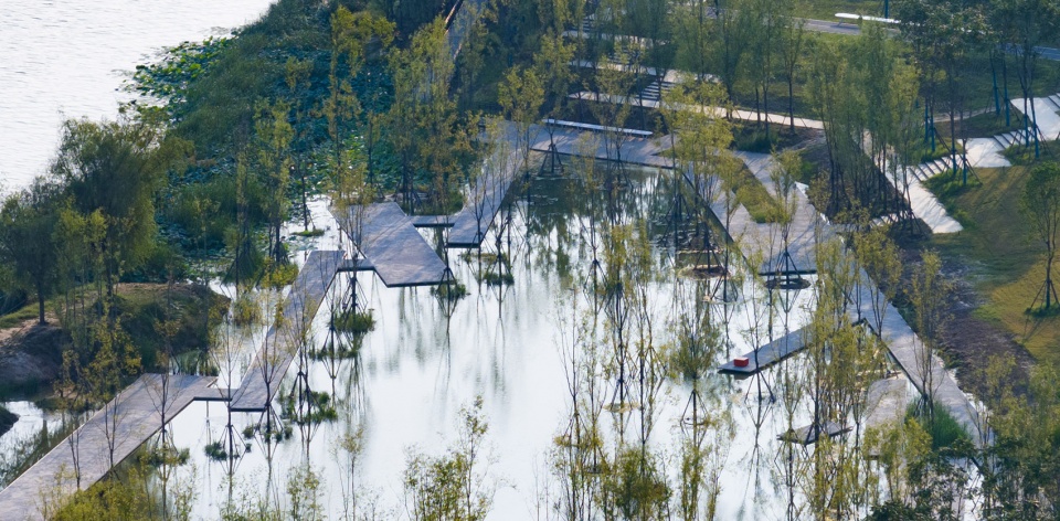 zhoukou huaiyang fuxi cultural park by turenscape