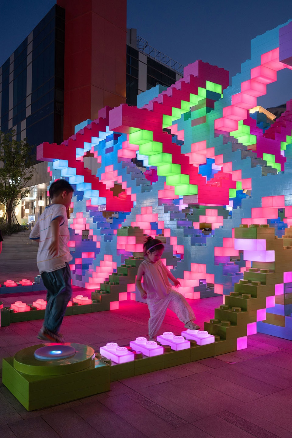 woven playground public art installation by saxing jizi design