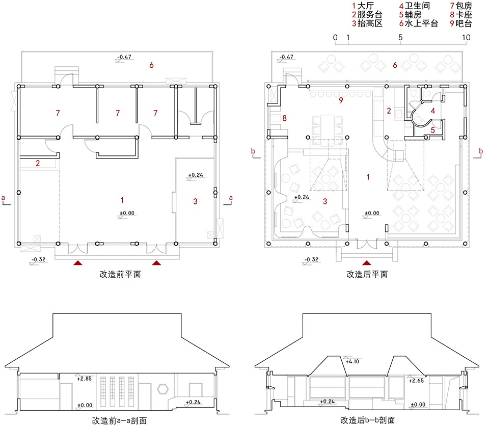 twin lotus teahouse by yiqiu studio luoluo architects