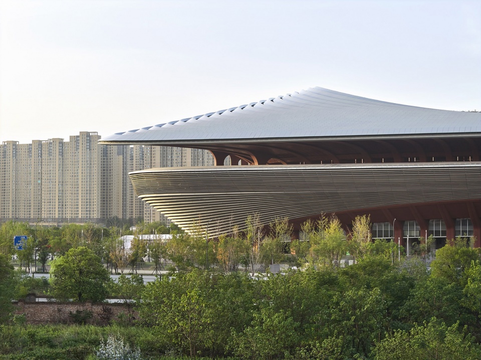 the new xian international football centre by zaha hadid architects