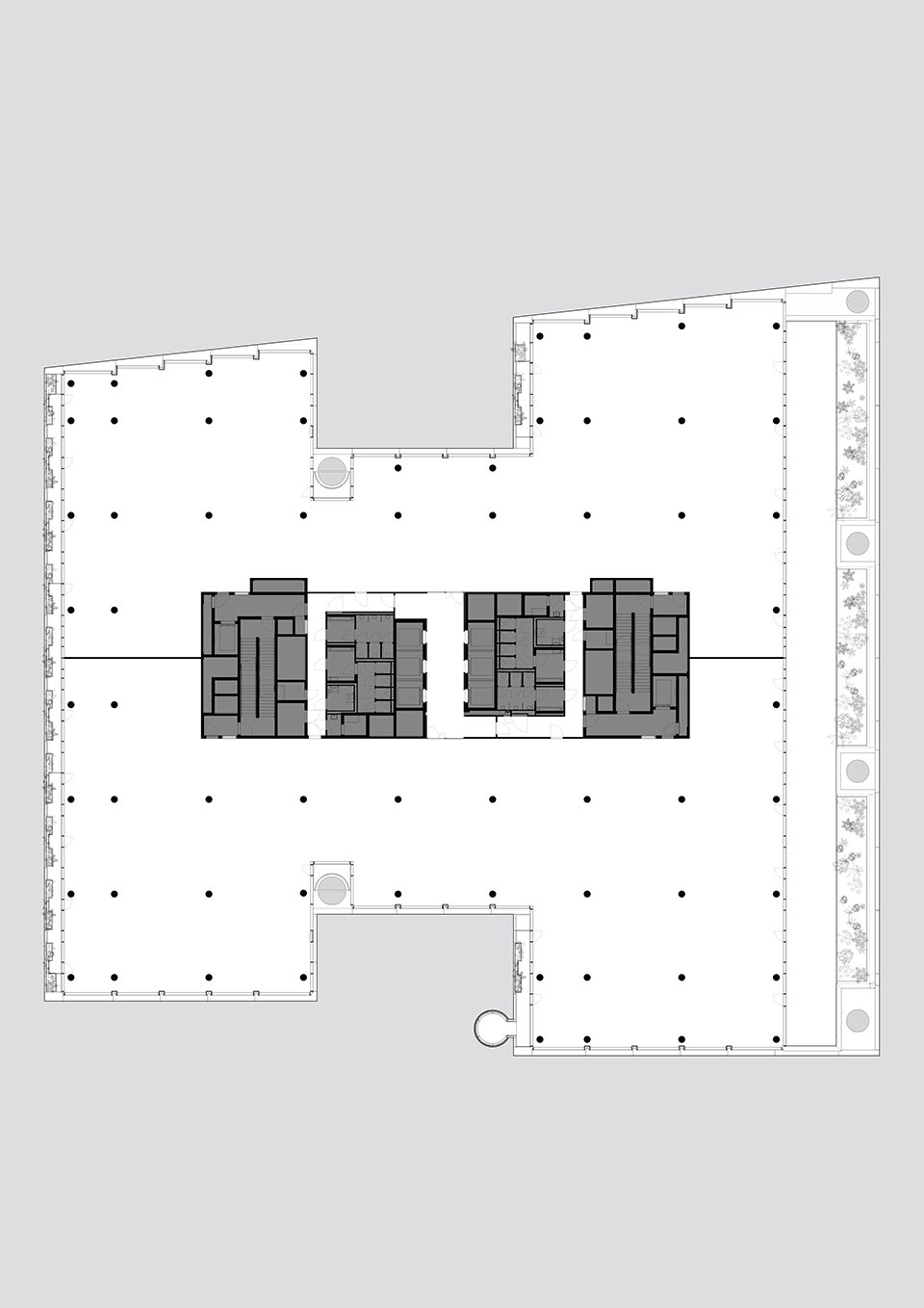 towarowa 22 office house phase b by jems architekci