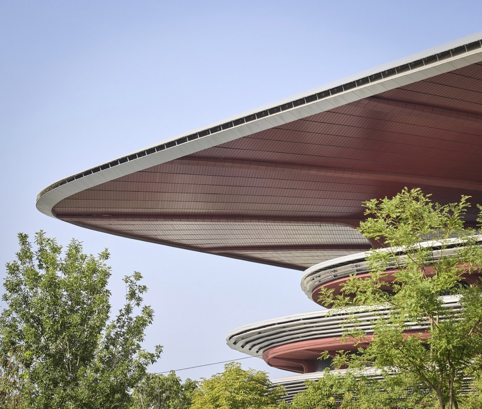 the new xian international football centre by zaha hadid architects