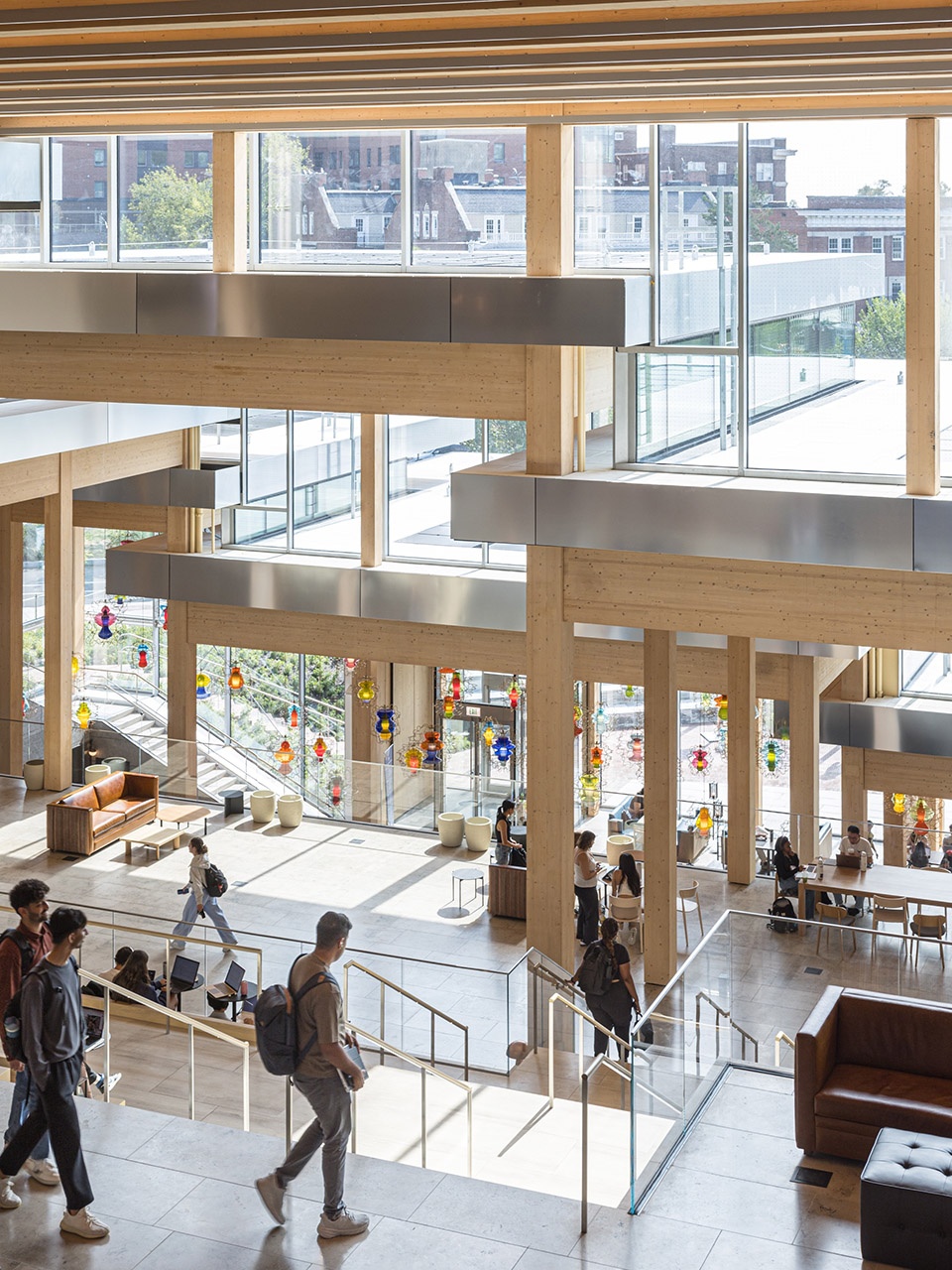 bloomberg student center at johns hopkins university by big