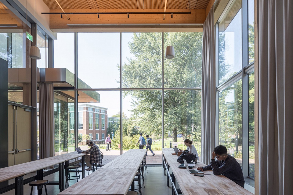 bloomberg student center at johns hopkins university by big