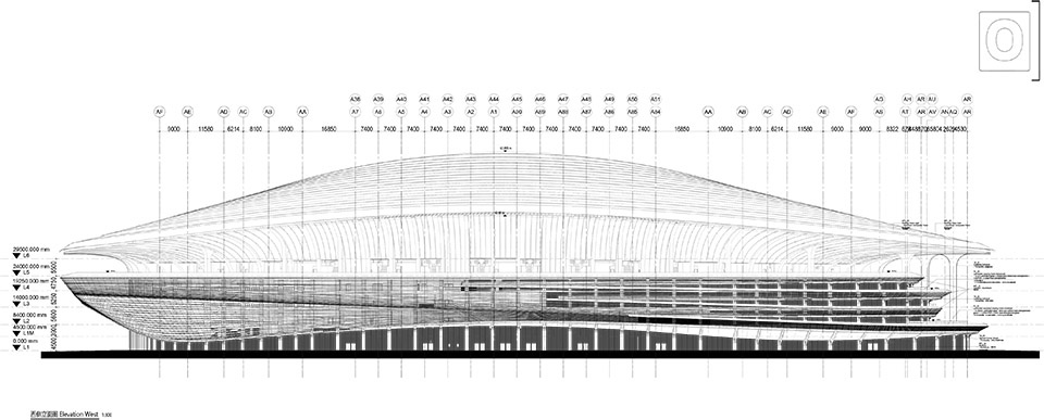 the new xian international football centre by zaha hadid architects