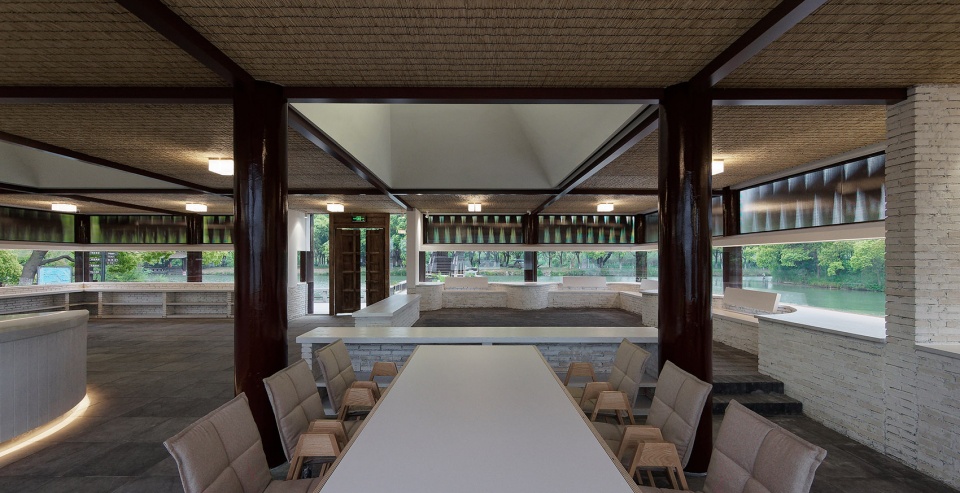 twin lotus teahouse by yiqiu studio luoluo architects