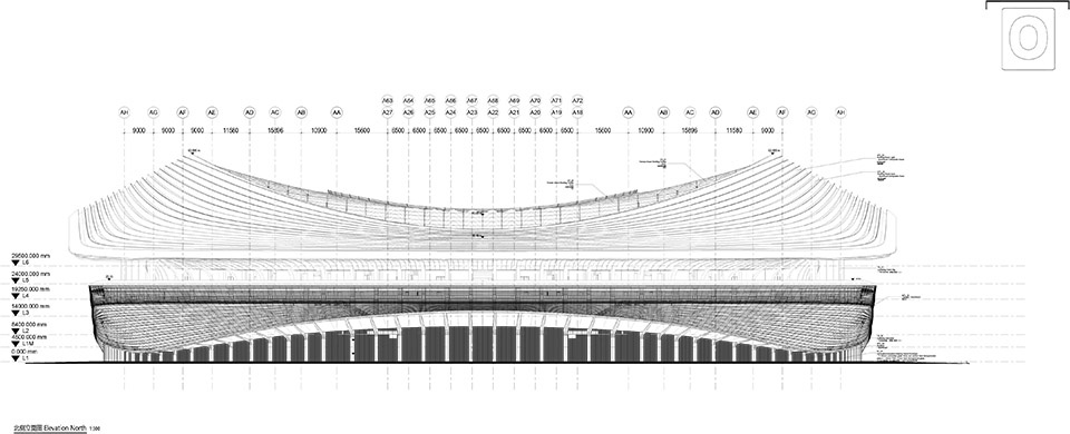 the new xian international football centre by zaha hadid architects
