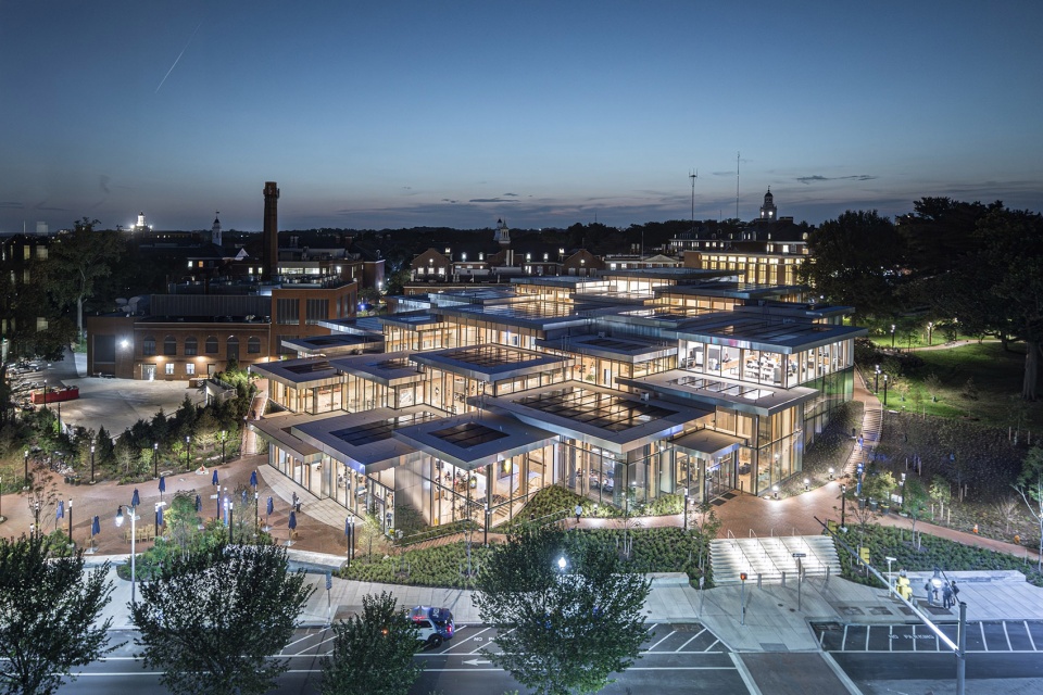 bloomberg student center at johns hopkins university by big