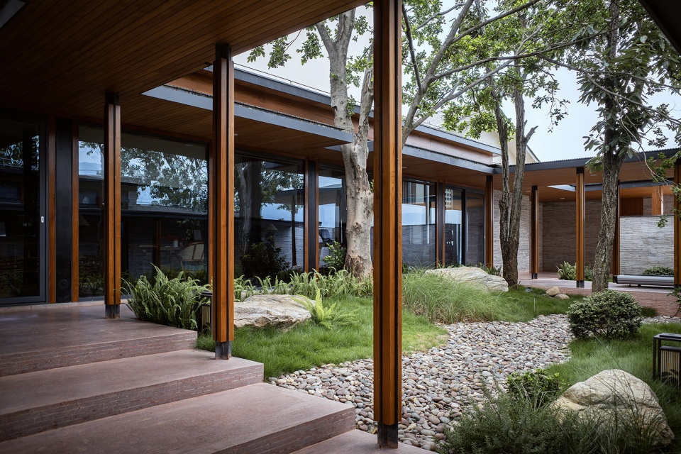 chu orange manor living center by suzao architecture