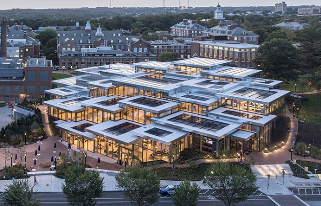 Bloomberg Student Center at Johns Hopkins University by BIG
