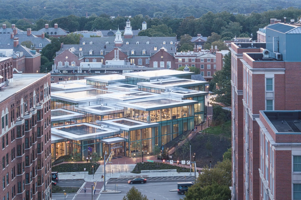 bloomberg student center at johns hopkins university by big