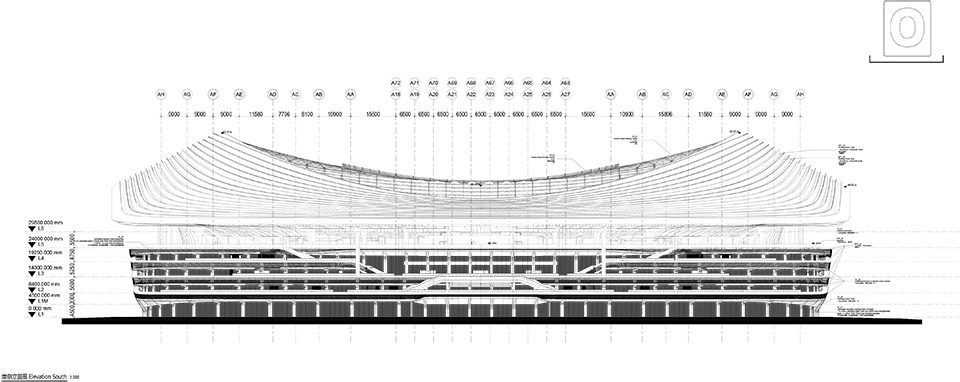 the new xian international football centre by zaha hadid architects