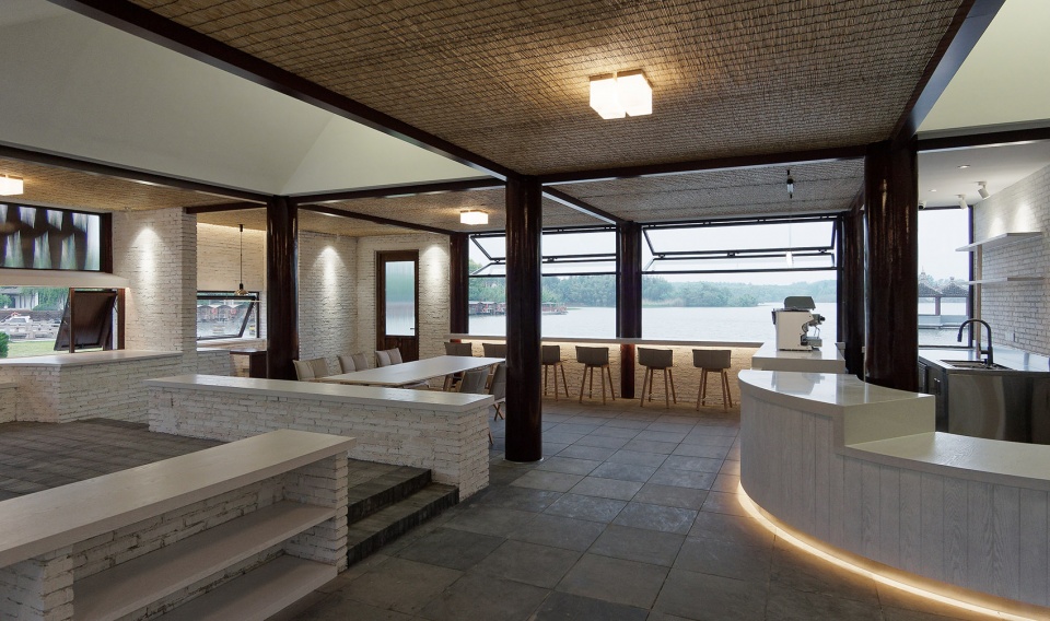 twin lotus teahouse by yiqiu studio luoluo architects