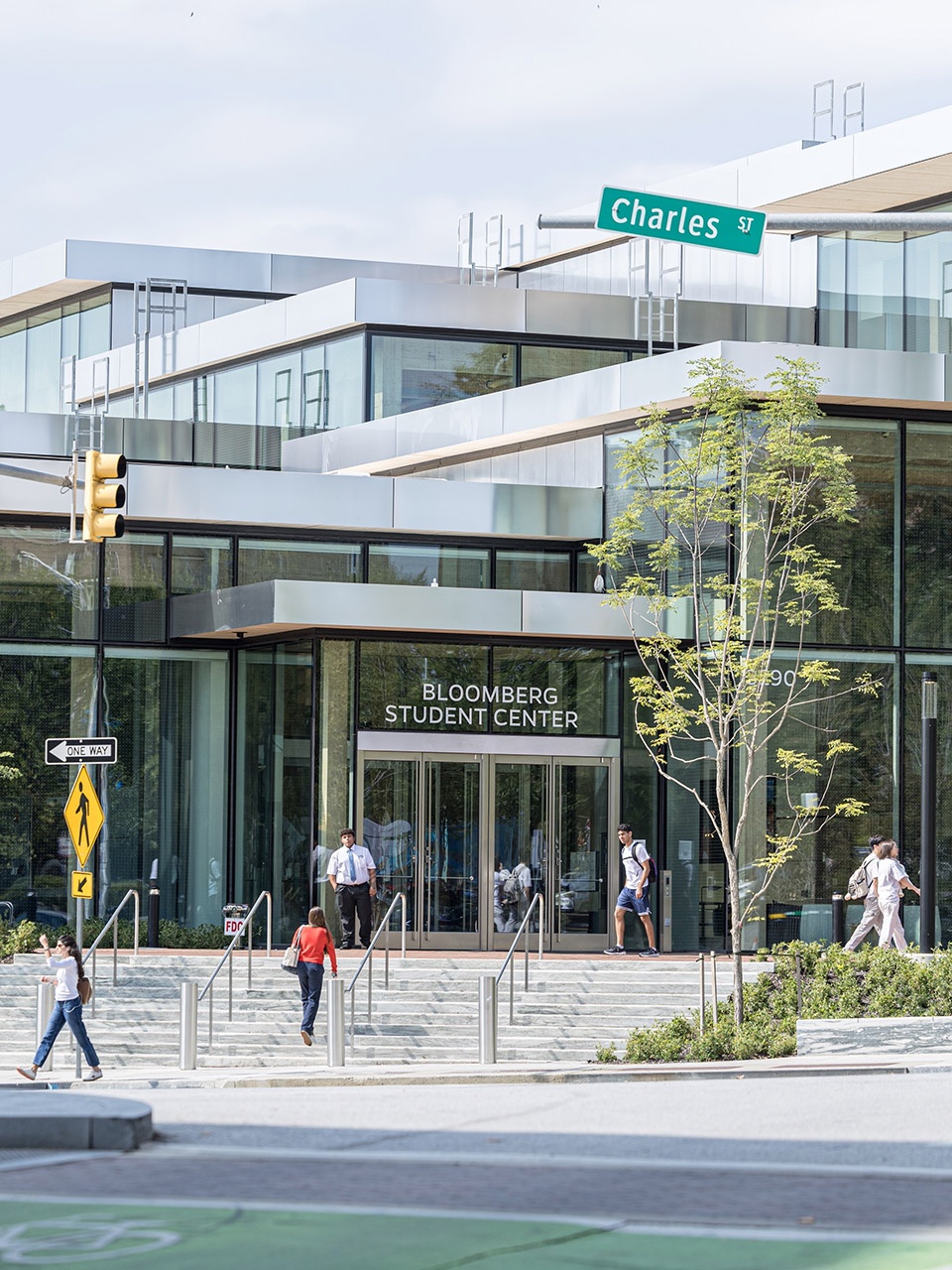 bloomberg student center at johns hopkins university by big