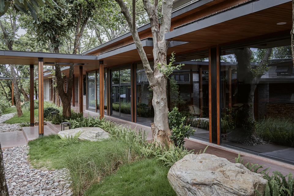 chu orange manor living center by suzao architecture
