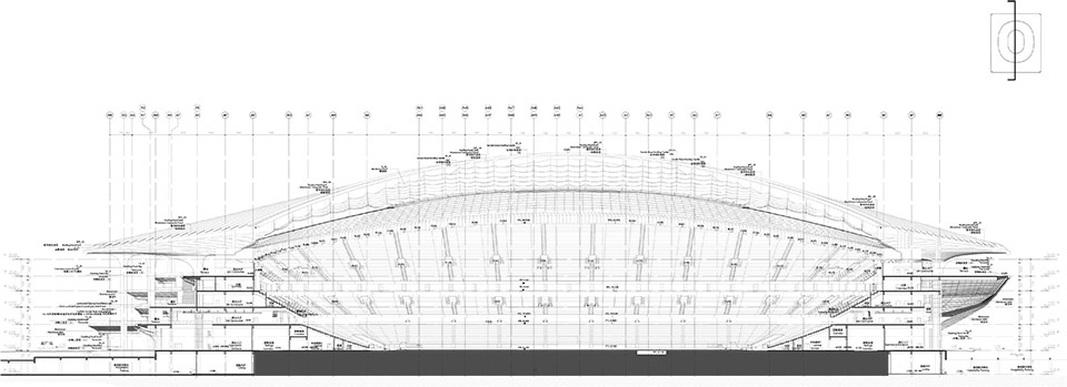 the new xian international football centre by zaha hadid architects