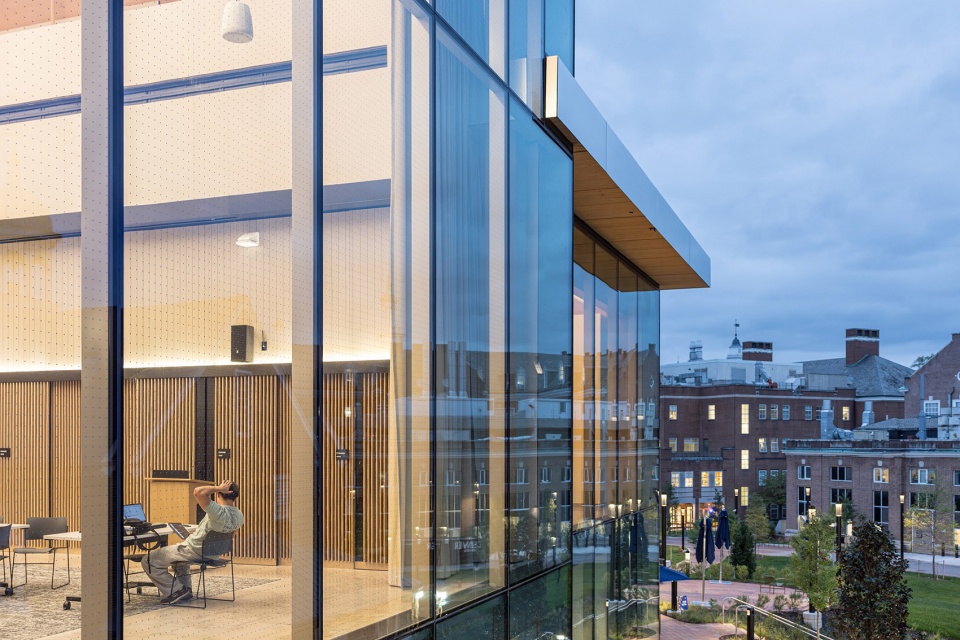 bloomberg student center at johns hopkins university by big