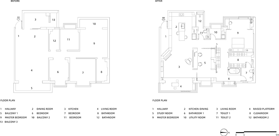 Curated visual reference: Picture Idea: A 140 Dual Circulation Residence By Fuyudi Studio