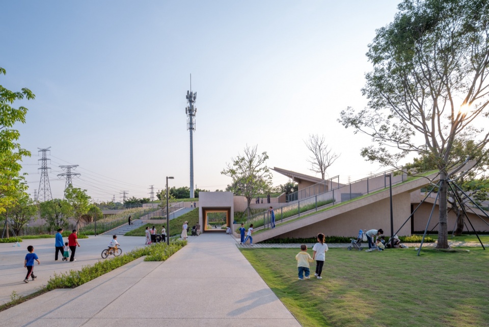 Core Node Design South of Baiwang Village on the Huaxi Lilhu Greenway