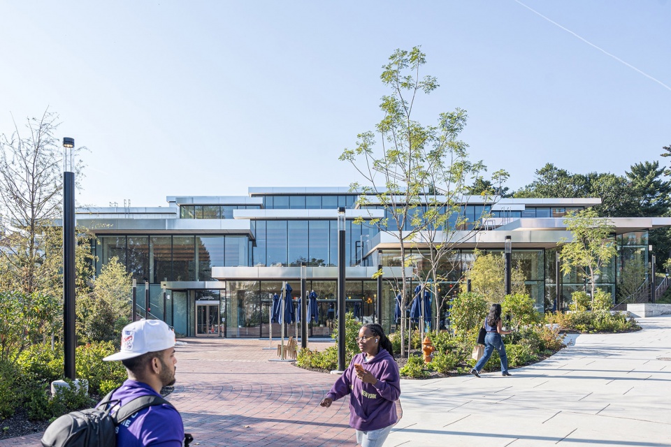 bloomberg student center at johns hopkins university by big