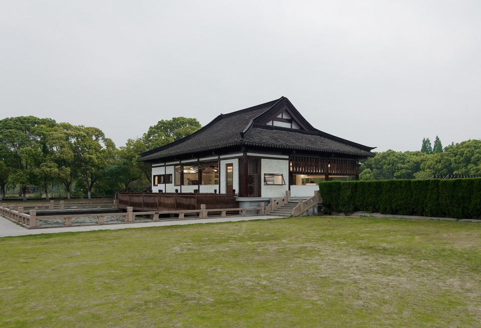 twin lotus teahouse by yiqiu studio luoluo architects