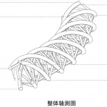 旋膜廊桥和六角金星，上海 / 众建筑