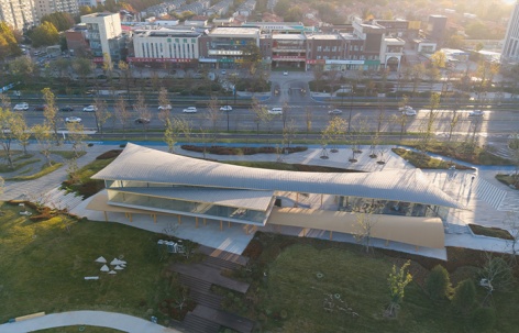 杨家河附属绿化提升工程4号建筑，山东 / 一介建筑