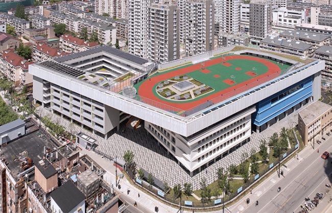 The Relocation and Expansion Project of Wuning Middle School in Putuo District, Shanghai by Atelier Archmixing