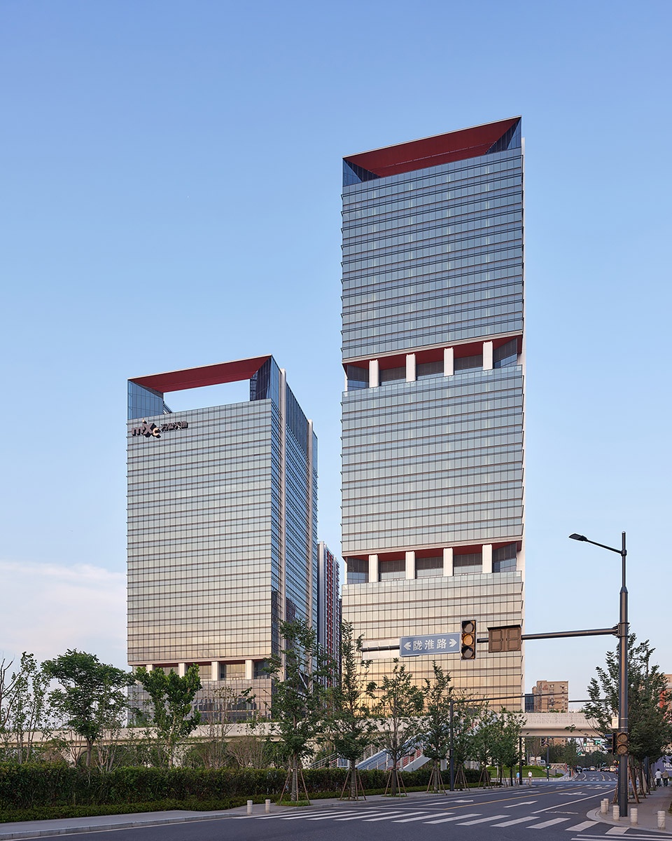 china resources land center office tower by dushe