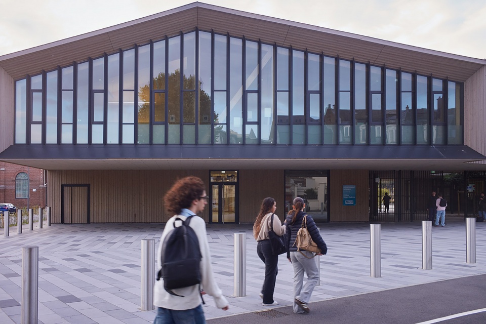 Robert Badinter Secondary School by Coldefy Relief Architecture