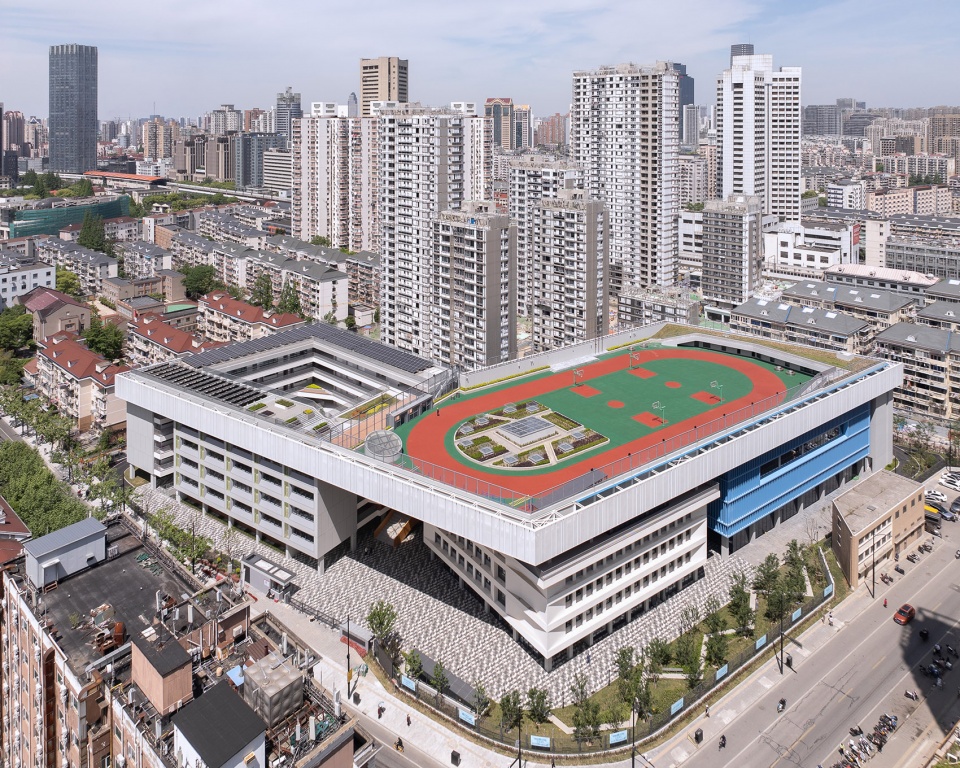 The Relocation and Expansion Project of Wuning Middle School in Putuo District Shanghai by Atelier Archmixing