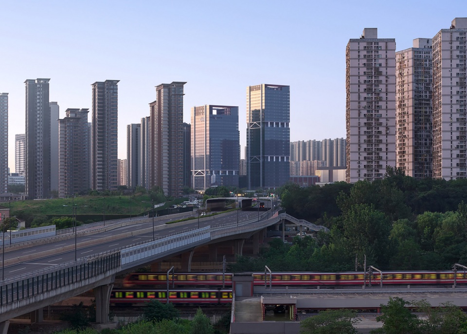 china resources land center office tower by dushe