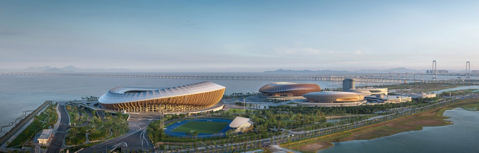 Greater Bay Area Sports Centre by Zaha Hadid Architects