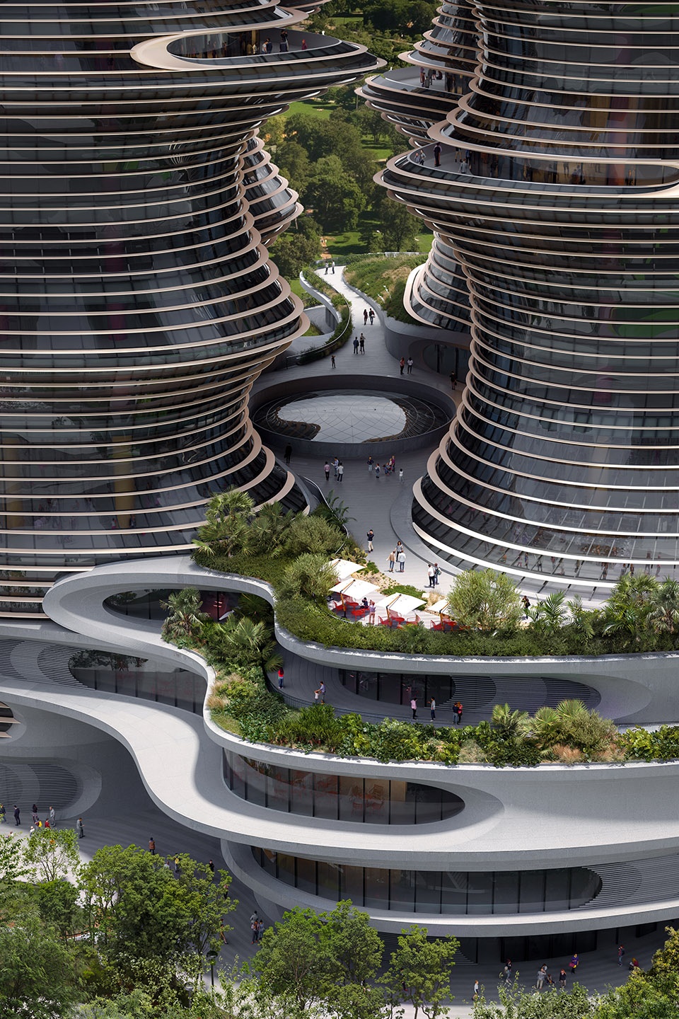 construction of the yidan center in shenzhen has topped out